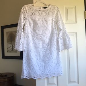 JCrew White Dress - Lined